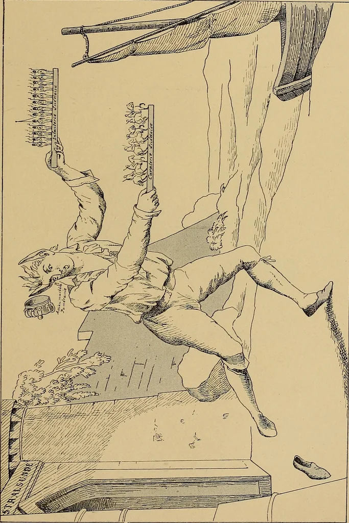 An illustration from Histoire des jouets : ouvrage contenant 250 illustrations dans le texte et 100 gravures hors texte dont 50 planches coloriées à l'aquarelle, 1902, leaf 251