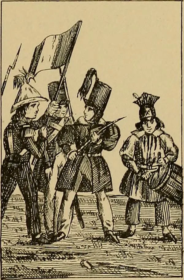 An illustration from Histoire des jouets : ouvrage contenant 250 illustrations dans le texte et 100 gravures hors texte dont 50 planches coloriées à l'aquarelle, 1902, leaf 271