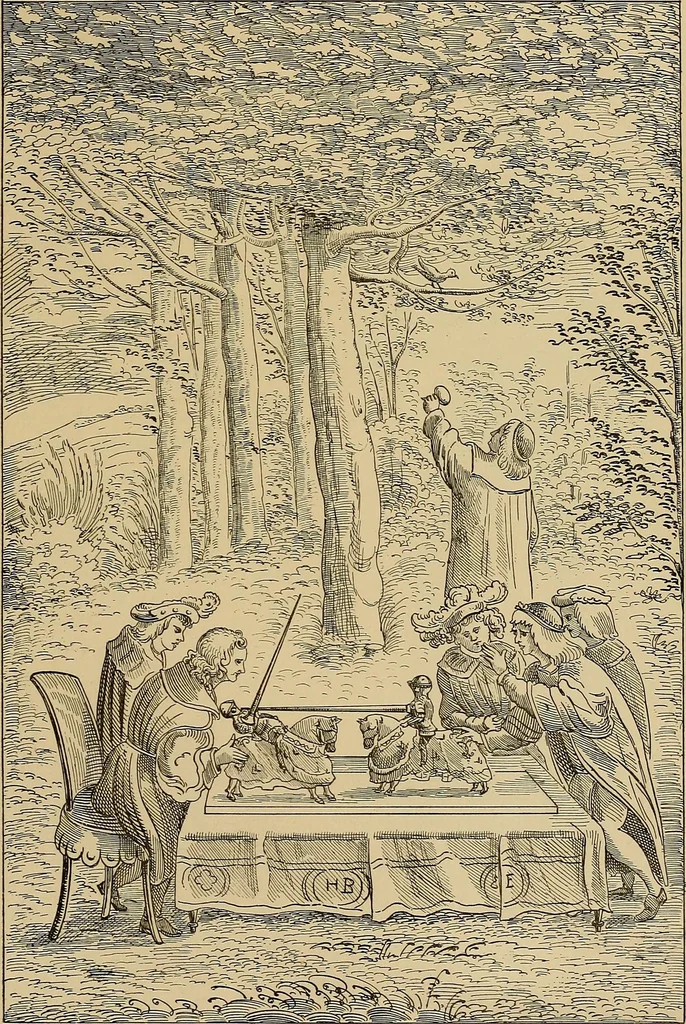 An illustration from Histoire des jouets : ouvrage contenant 250 illustrations dans le texte et 100 gravures hors texte dont 50 planches coloriées à l'aquarelle, 1902, leaf 293