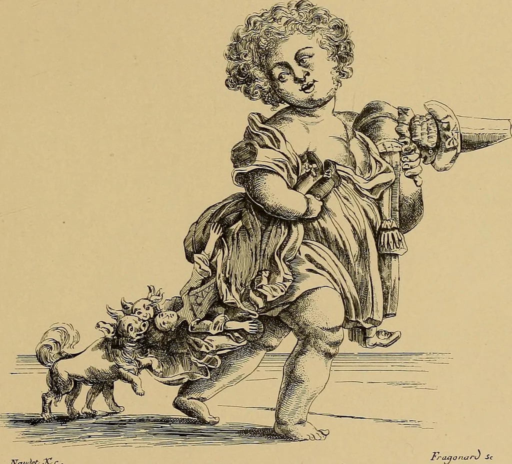 An illustration from Histoire des jouets : ouvrage contenant 250 illustrations dans le texte et 100 gravures hors texte dont 50 planches coloriées à l'aquarelle, 1902, leaf 315