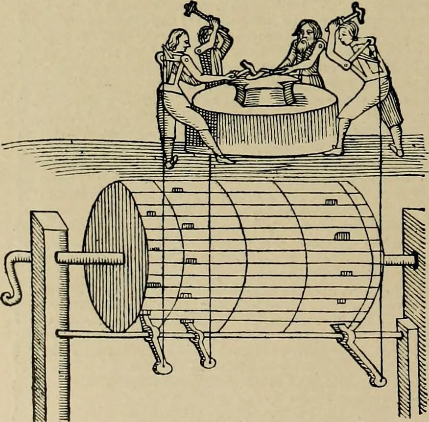 An illustration from Histoire des jouets : ouvrage contenant 250 illustrations dans le texte et 100 gravures hors texte dont 50 planches coloriées à l'aquarelle, 1902, leaf 328