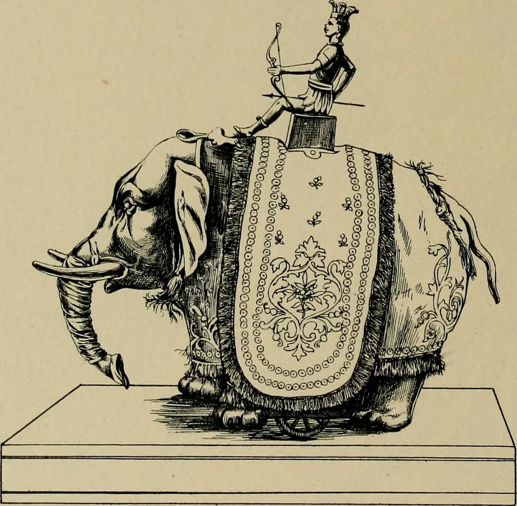 An illustration from Histoire des jouets : ouvrage contenant 250 illustrations dans le texte et 100 gravures hors texte dont 50 planches coloriées à l'aquarelle, 1902, leaf 344