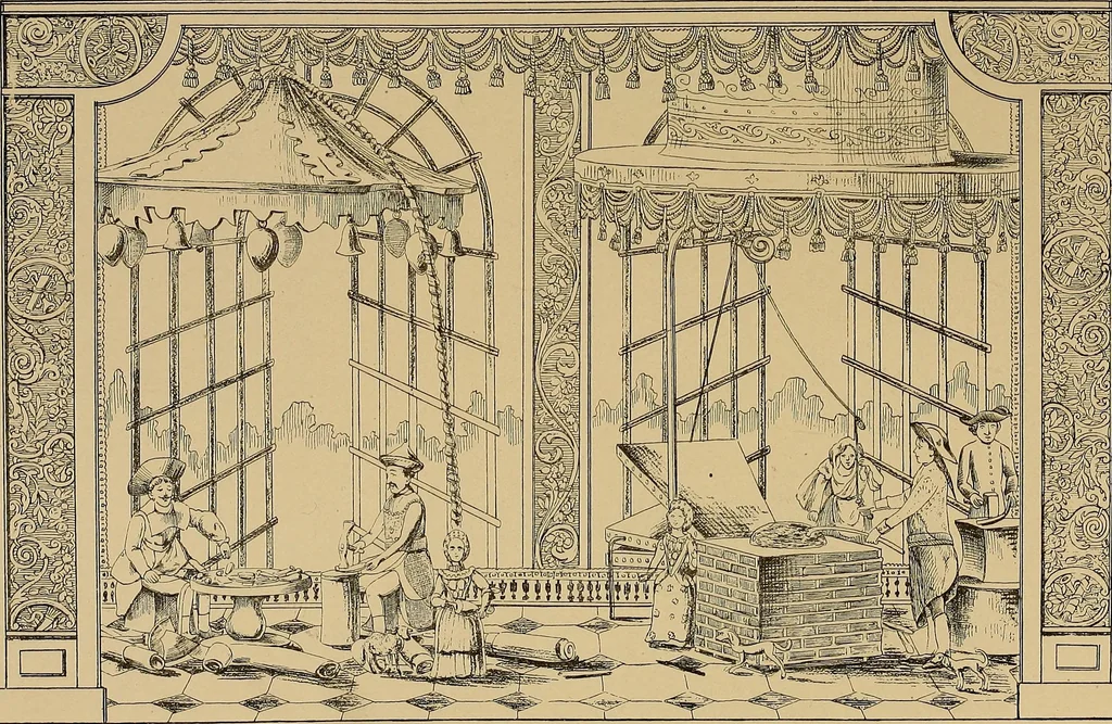 An illustration from Histoire des jouets : ouvrage contenant 250 illustrations dans le texte et 100 gravures hors texte dont 50 planches coloriées à l'aquarelle, 1902, leaf 345
