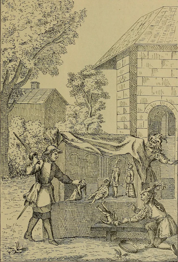 An illustration from Histoire des jouets : ouvrage contenant 250 illustrations dans le texte et 100 gravures hors texte dont 50 planches coloriées à l'aquarelle, 1902, leaf 363