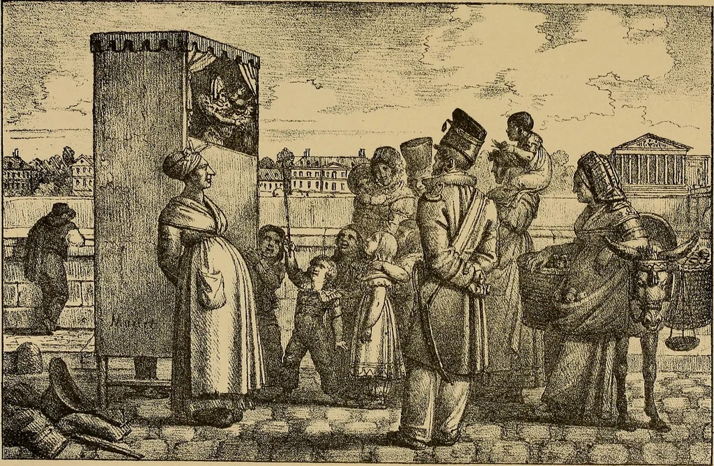 An illustration from Histoire des jouets : ouvrage contenant 250 illustrations dans le texte et 100 gravures hors texte dont 50 planches coloriées à l'aquarelle, 1902, leaf 379