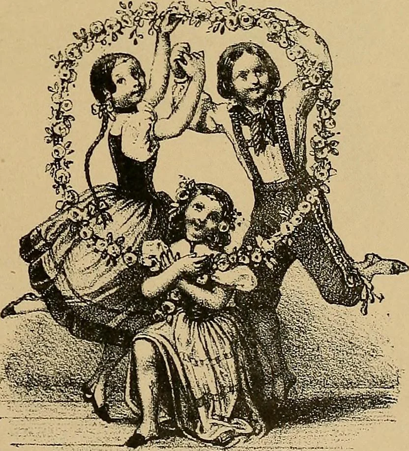 An illustration from Histoire des jouets : ouvrage contenant 250 illustrations dans le texte et 100 gravures hors texte dont 50 planches coloriées à l'aquarelle, 1902, leaf 391