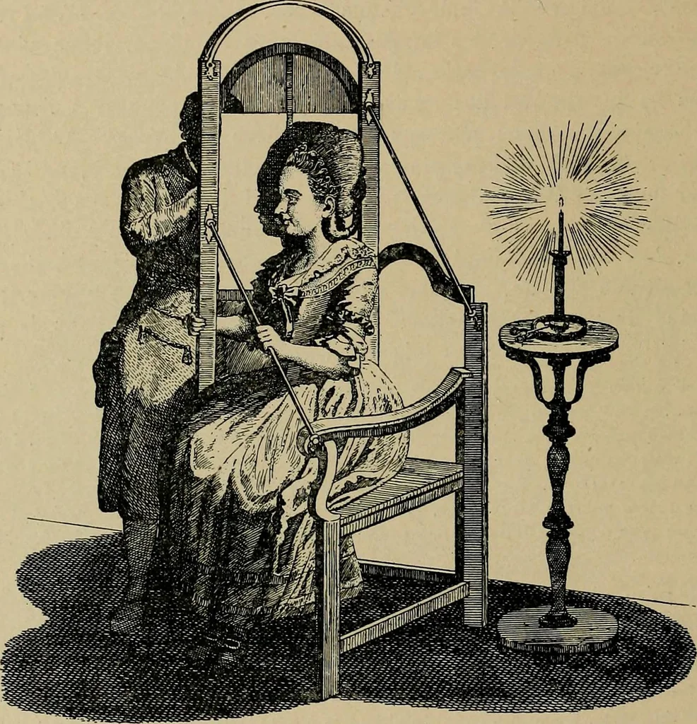 An illustration from Histoire des jouets : ouvrage contenant 250 illustrations dans le texte et 100 gravures hors texte dont 50 planches coloriées à l'aquarelle, 1902, leaf 394
