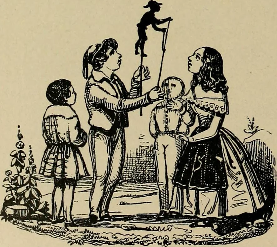 An illustration from Histoire des jouets : ouvrage contenant 250 illustrations dans le texte et 100 gravures hors texte dont 50 planches coloriées à l'aquarelle, 1902, leaf 396