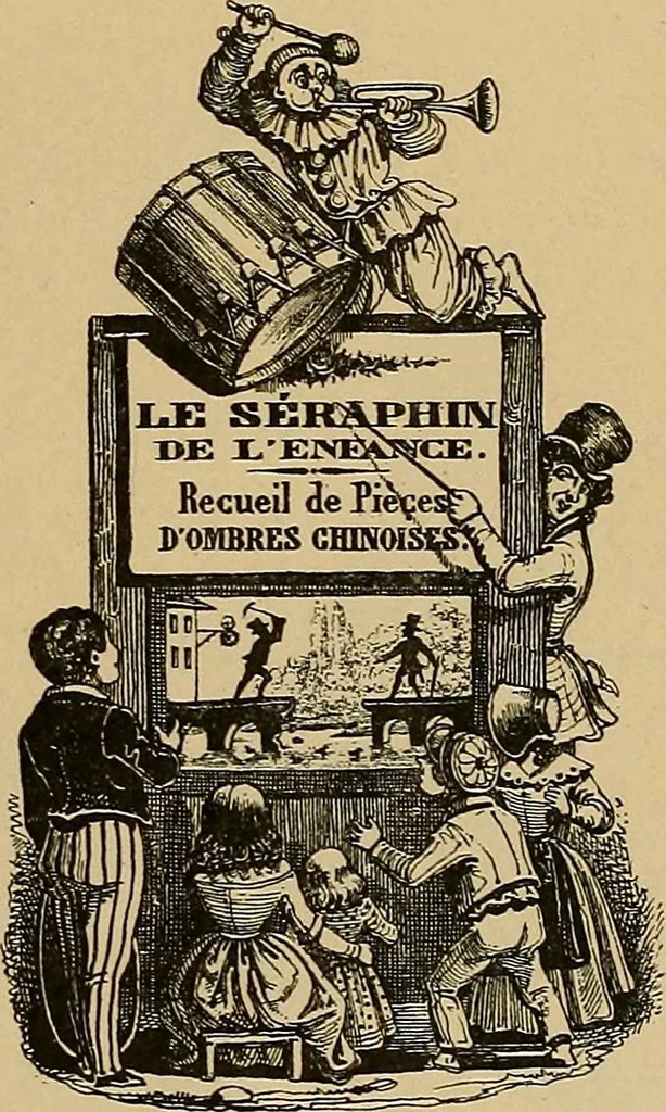 An illustration from Histoire des jouets : ouvrage contenant 250 illustrations dans le texte et 100 gravures hors texte dont 50 planches coloriées à l'aquarelle, 1902, leaf 397