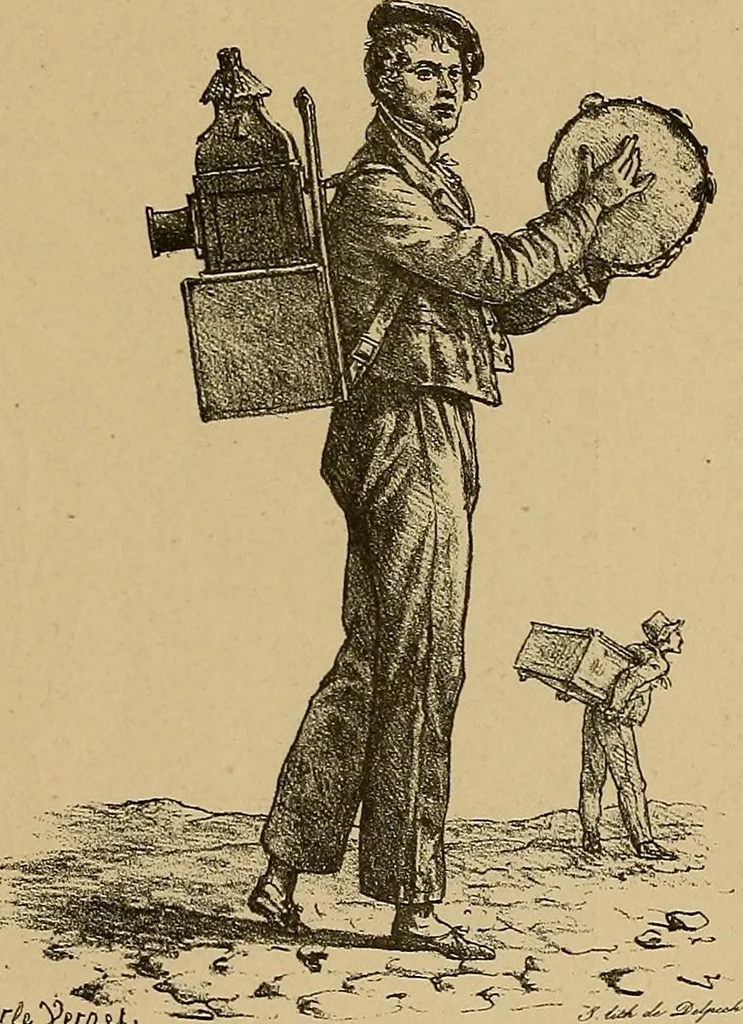 An illustration from Histoire des jouets : ouvrage contenant 250 illustrations dans le texte et 100 gravures hors texte dont 50 planches coloriées à l'aquarelle, 1902, leaf 405