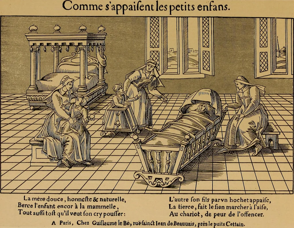 An illustration from Histoire des jouets : ouvrage contenant 250 illustrations dans le texte et 100 gravures hors texte dont 50 planches coloriées à l'aquarelle, 1902, leaf 41
