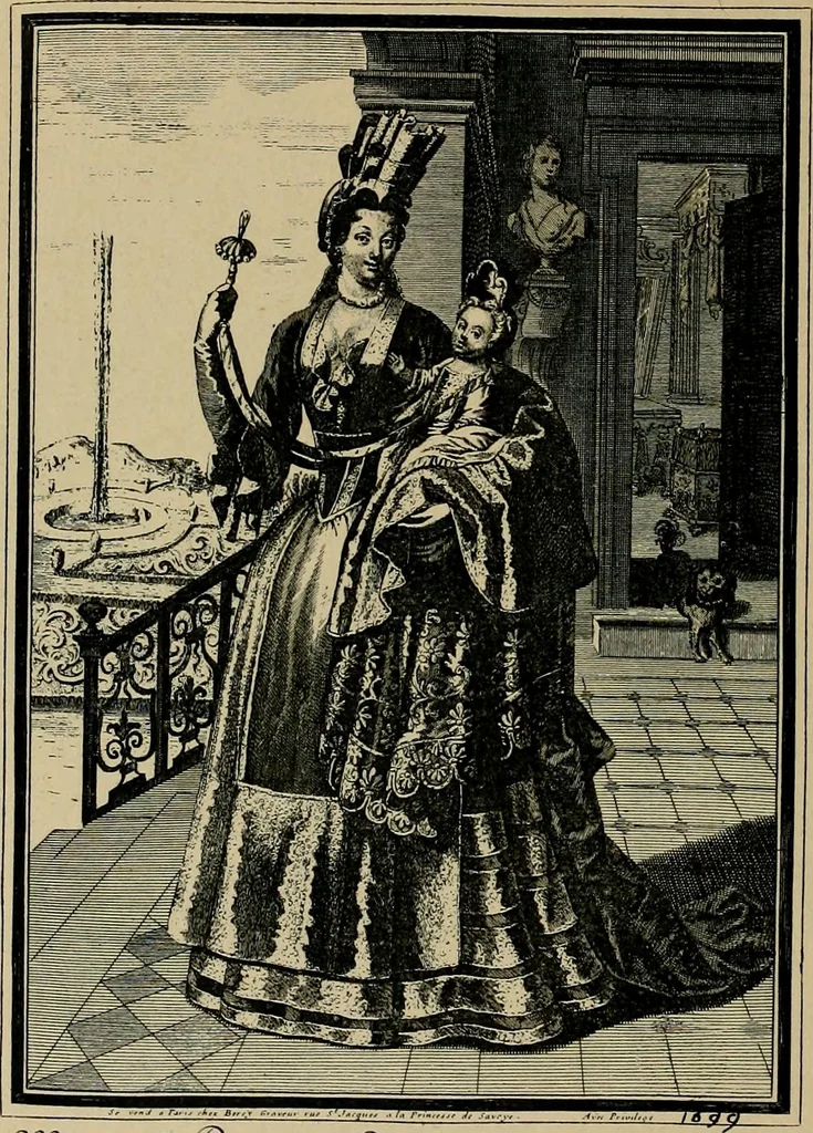 An illustration from Histoire des jouets : ouvrage contenant 250 illustrations dans le texte et 100 gravures hors texte dont 50 planches coloriées à l'aquarelle, 1902, leaf 42
