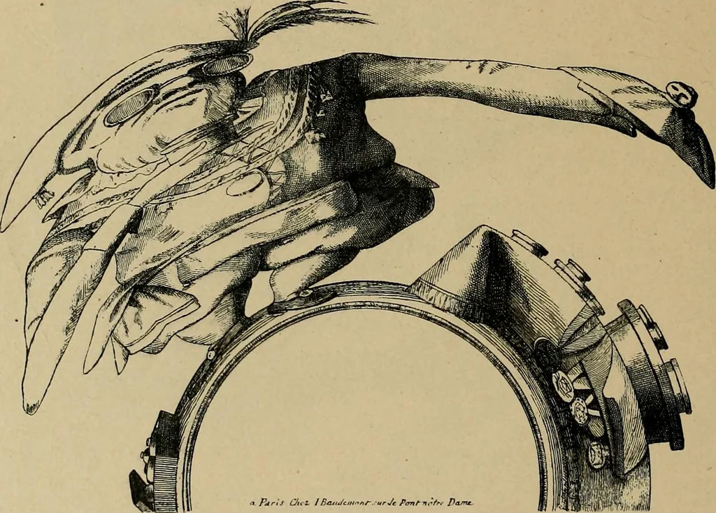 An illustration from Histoire des jouets : ouvrage contenant 250 illustrations dans le texte et 100 gravures hors texte dont 50 planches coloriées à l'aquarelle, 1902, leaf 420