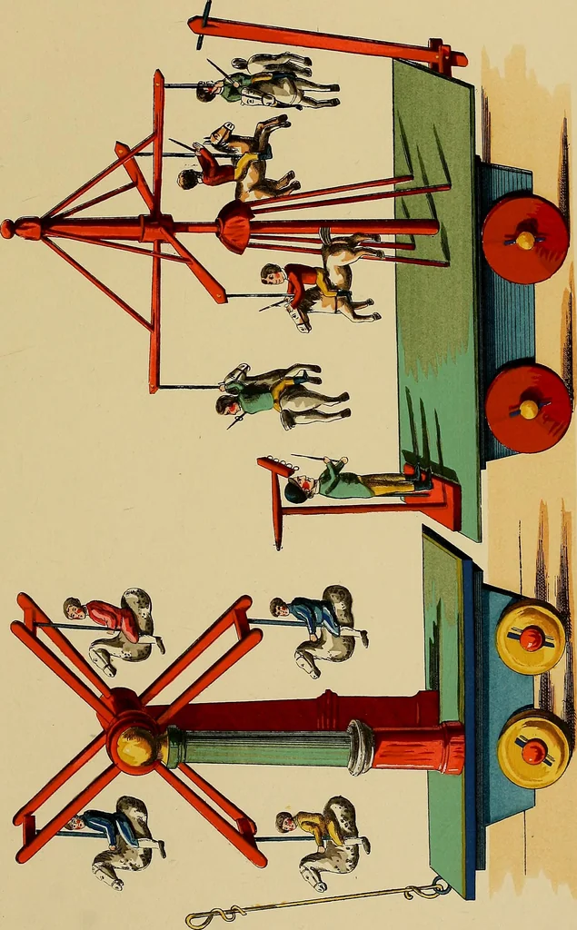 An illustration from Histoire des jouets : ouvrage contenant 250 illustrations dans le texte et 100 gravures hors texte dont 50 planches coloriées à l'aquarelle, 1902, leaf 425