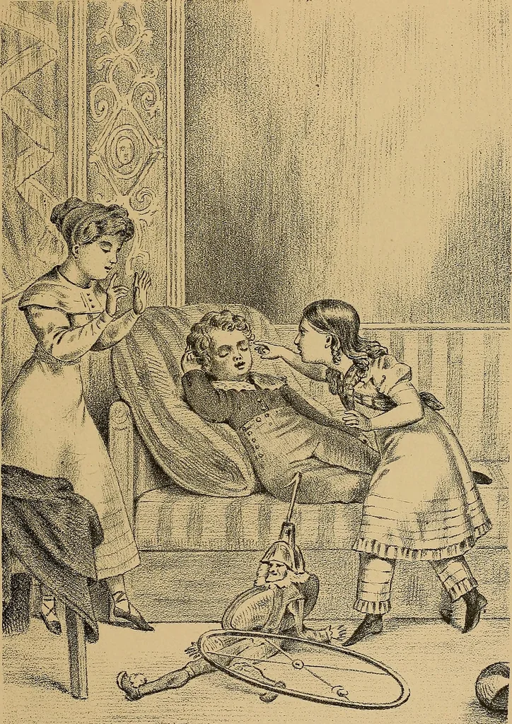 An illustration from Histoire des jouets : ouvrage contenant 250 illustrations dans le texte et 100 gravures hors texte dont 50 planches coloriées à l'aquarelle, 1902, leaf 443