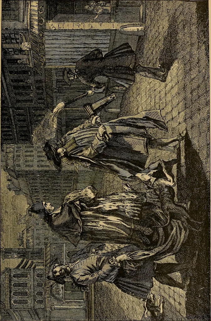 An illustration from Histoire des jouets : ouvrage contenant 250 illustrations dans le texte et 100 gravures hors texte dont 50 planches coloriées à l'aquarelle, 1902, leaf 49