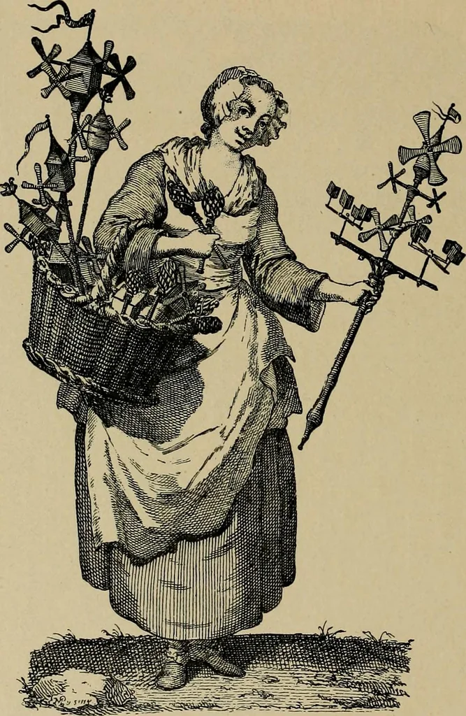 An illustration from Histoire des jouets : ouvrage contenant 250 illustrations dans le texte et 100 gravures hors texte dont 50 planches coloriées à l'aquarelle, 1902, leaf 56