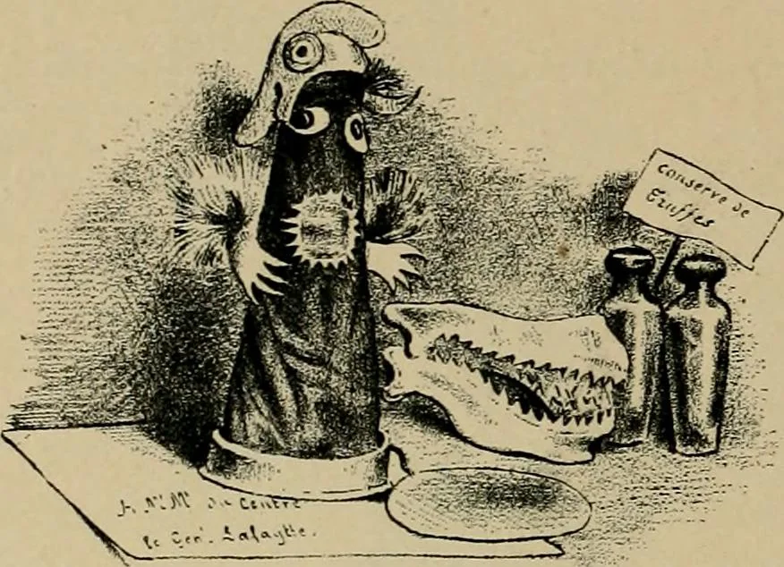 An illustration from Histoire des jouets : ouvrage contenant 250 illustrations dans le texte et 100 gravures hors texte dont 50 planches coloriées à l'aquarelle, 1902, leaf 62