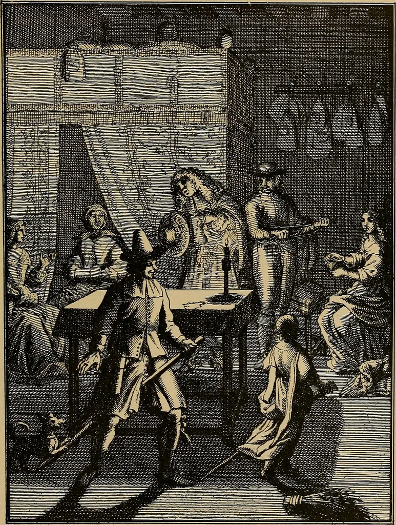 An illustration from Histoire des jouets : ouvrage contenant 250 illustrations dans le texte et 100 gravures hors texte dont 50 planches coloriées à l'aquarelle, 1902, leaf 71