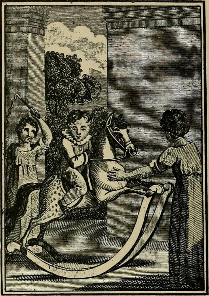 An illustration from Histoire des jouets : ouvrage contenant 250 illustrations dans le texte et 100 gravures hors texte dont 50 planches coloriées à l'aquarelle, 1902, leaf 80