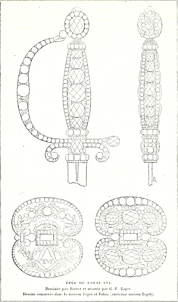 An illustration from Histoire des joyaux de la couronne de France, 1889, leaf 337