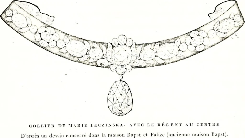 An illustration from Histoire des joyaux de la couronne de France, 1889, leaf 95