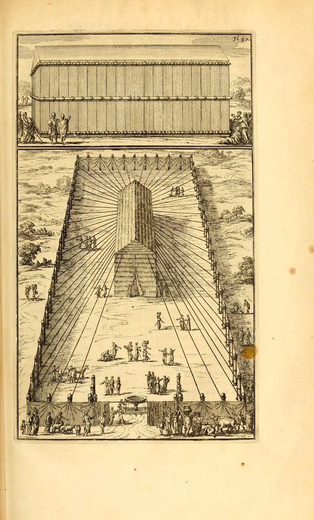 An illustration from Histoire des Juifs : écrite par Flavius Joseph, sous le titre de Antiquitez judaïques, traduite sur l'original grec reveu sur divers manuscrits, 1667, leaf 107