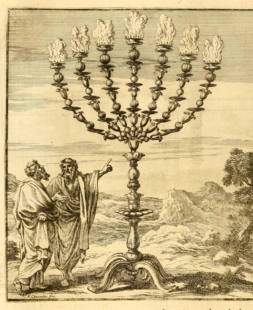 An illustration from Histoire des Juifs : écrite par Flavius Joseph, sous le titre de Antiquitez judaïques, traduite sur l'original grec reveu sur divers manuscrits, 1667, leaf 112