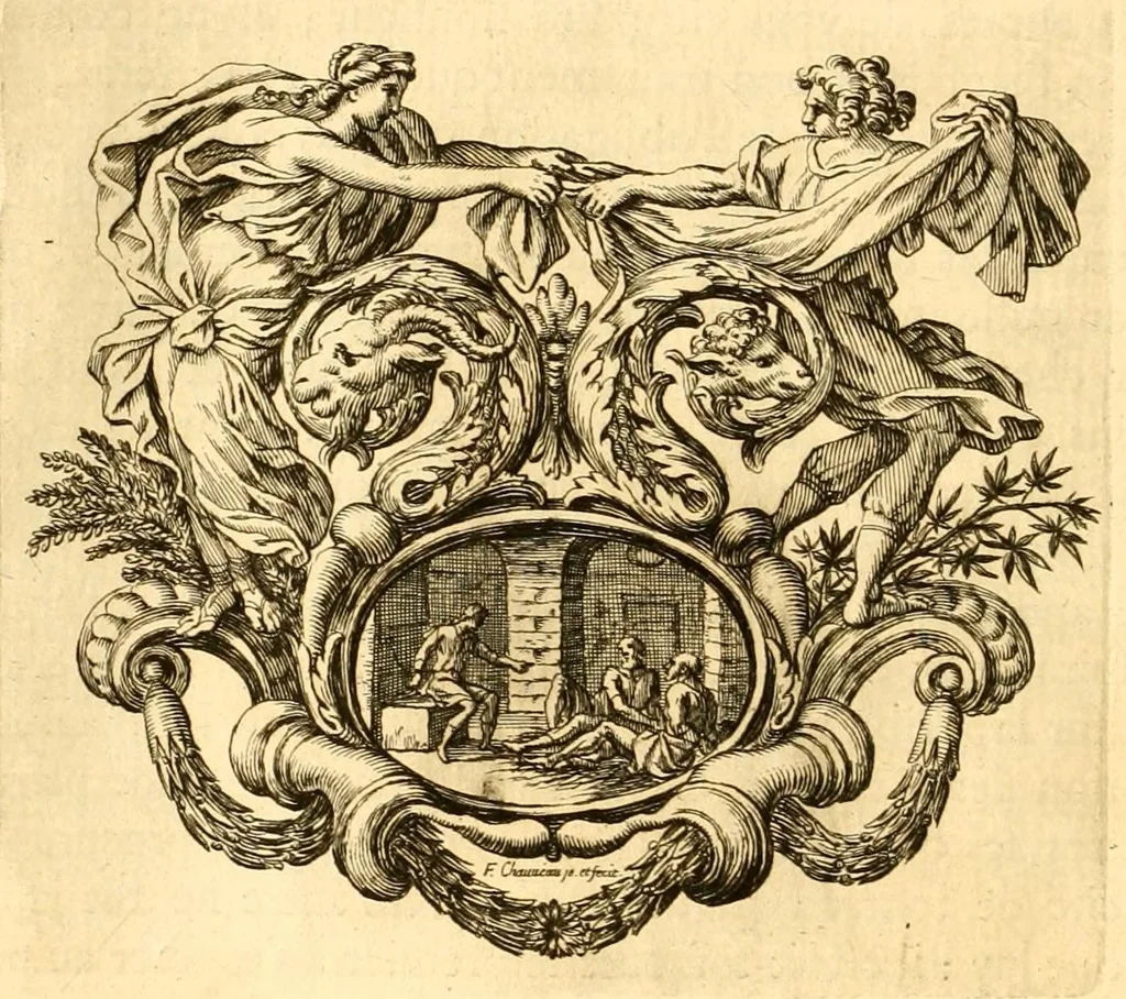 An illustration from Histoire des Juifs : écrite par Flavius Joseph, sous le titre de Antiquitez judaïques, traduite sur l'original grec reveu sur divers manuscrits, 1667, leaf 294