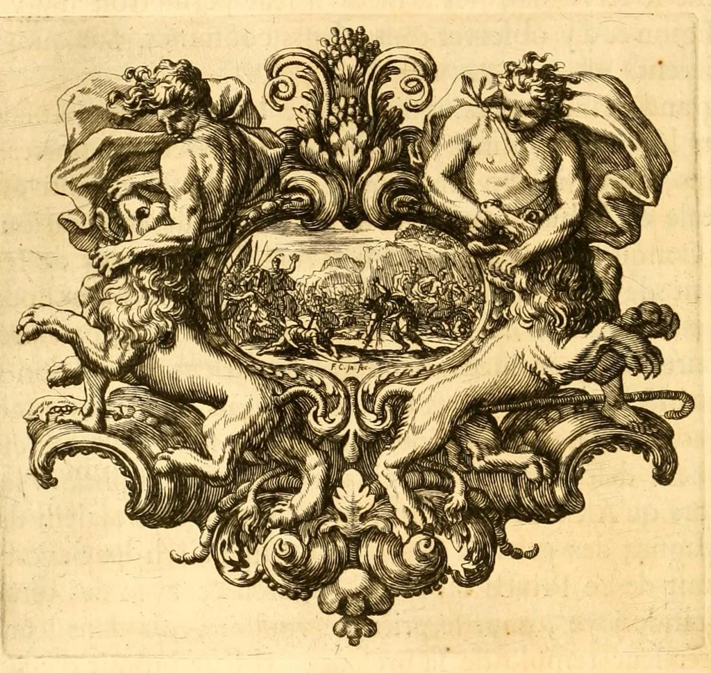 An illustration from Histoire des Juifs : écrite par Flavius Joseph, sous le titre de Antiquitez judaïques, traduite sur l'original grec reveu sur divers manuscrits, 1667, leaf 438
