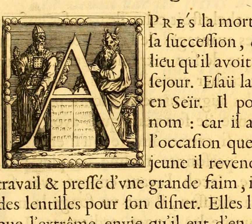 An illustration from Histoire des Juifs : écrite par Flavius Joseph, sous le titre de Antiquitez judaïques, traduite sur l'original grec reveu sur divers manuscrits, 1667, leaf 57
