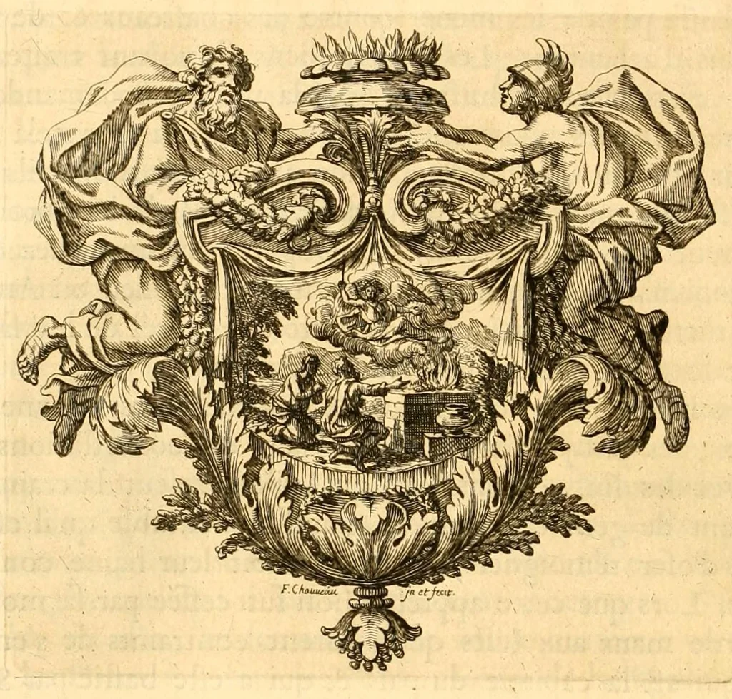 An illustration from Histoire des Juifs : écrite par Flavius Joseph, sous le titre de Antiquitez judaïques, traduite sur l'original grec reveu sur divers manuscrits, 1667, leaf 734