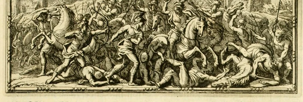 An illustration from Histoire des Juifs : écrite par Flavius Joseph, sous le titre de Antiquitez judaïques, traduite sur l'original grec reveu sur divers manuscrits, 1667, leaf 319