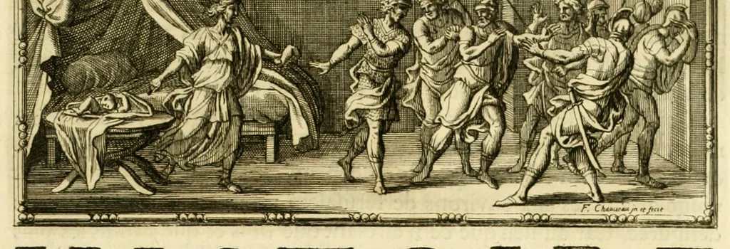 An illustration from Histoire des Juifs : écrite par Flavius Joseph, sous le titre de Antiquitez judaïques, traduite sur l'original grec reveu sur divers manuscrits, 1667, leaf 373