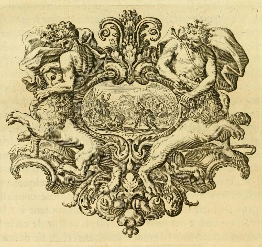 An illustration from Histoire des Juifs : écrite par Flavius Joseph, sous le titre de Antiquitez judaïques, traduite sur l'original grec reveu sur divers manuscrits, 1667, leaf 450