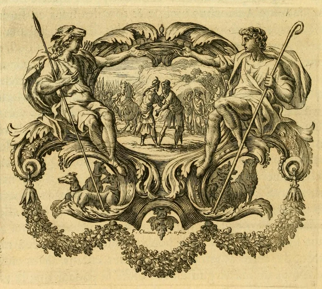 An illustration from Histoire des Juifs : écrite par Flavius Joseph, sous le titre de Antiquitez judaïques, traduite sur l'original grec reveu sur divers manuscrits, 1667, leaf 530