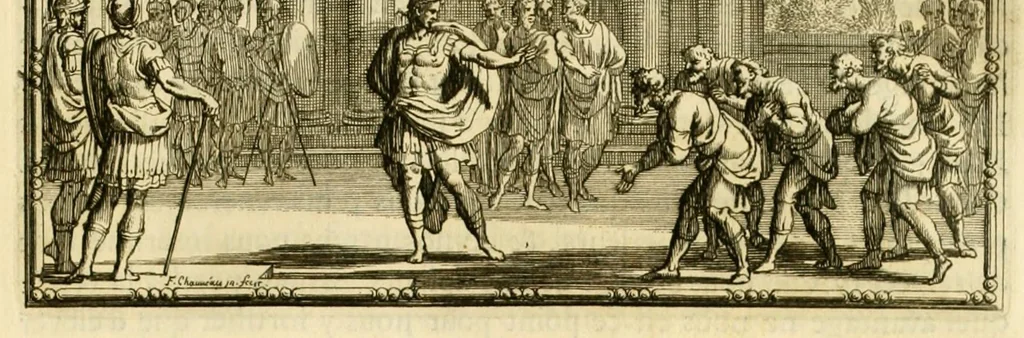 An illustration from Histoire des Juifs : écrite par Flavius Joseph, sous le titre de Antiquitez judaïques, traduite sur l'original grec reveu sur divers manuscrits, 1667, leaf 531