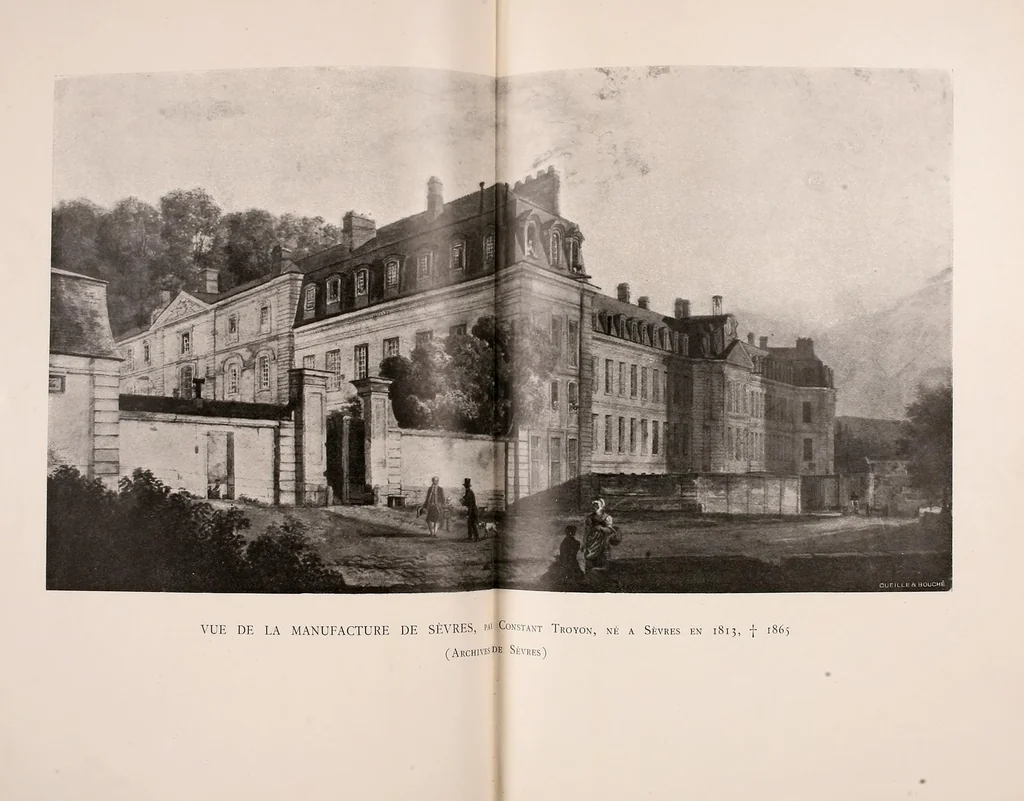 An illustration from Histoire des manufactures françaises de porcelaine, précédée d'une lettre de M. le marquis de Vogüé .., 1906, leaf 239