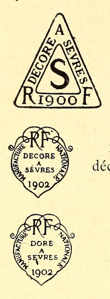 An illustration from Histoire des manufactures françaises de porcelaine, précédée d'une lettre de M. le marquis de Vogüé .., 1906, leaf 308