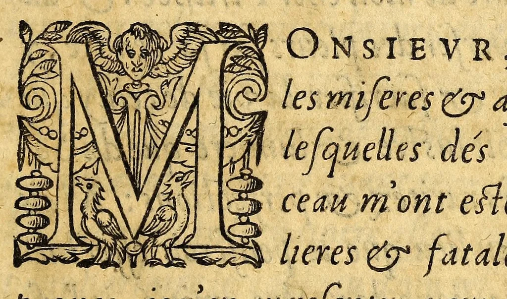 An illustration from Histoire des persecutions de l'eglise chrestienne et catholique, : faisant vn emple discours des merueilleux combats qu'elle a soustenuz, estant oppressée & affligée soubs la tyrannie de plusieurs empereurs romains, commençant à nostre sauueur Iesus Christ, & à ses apostres, & quelle a esté la constance de leurs successeurs en icelle., 1576, leaf 7