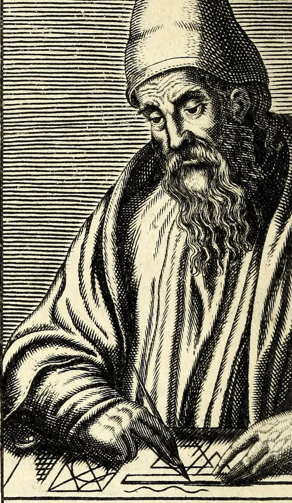 An illustration from Histoire des plus illustres et scavans hommes de leurs siecles : tant de l'Europe que de l'Asie, Afrique & Amerique : avec leurs portraits en tailles-douces, tirez sur les veritables originaux, 1670, leaf 278