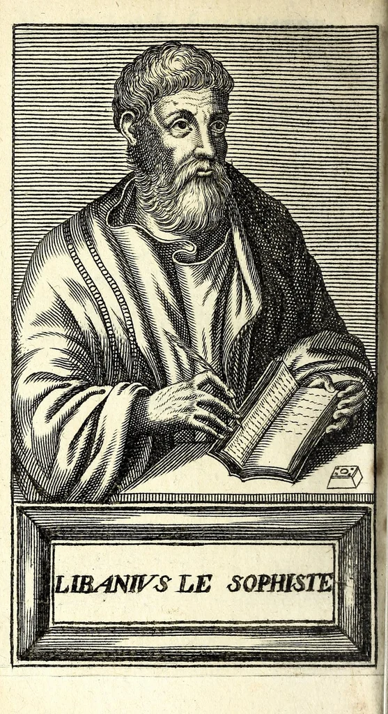 An illustration from Histoire des plus illustres et scavans hommes de leurs siecles : tant de l'Europe que de l'Asie, Afrique & Amerique : avec leurs portraits en tailles-douces, tirez sur les veritables originaux, 1670, leaf 452