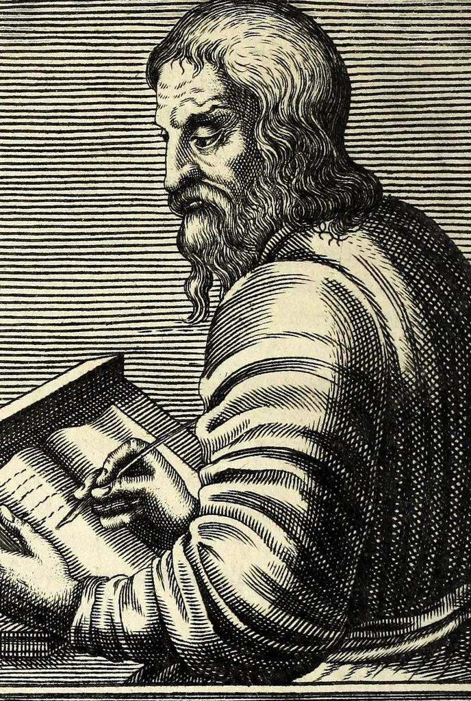 An illustration from Histoire des plus illustres et scavans hommes de leurs siecles : tant de l'Europe que de l'Asie, Afrique & Amerique : avec leurs portraits en tailles-douces, tirez sur les veritables originaux, 1670, leaf 530