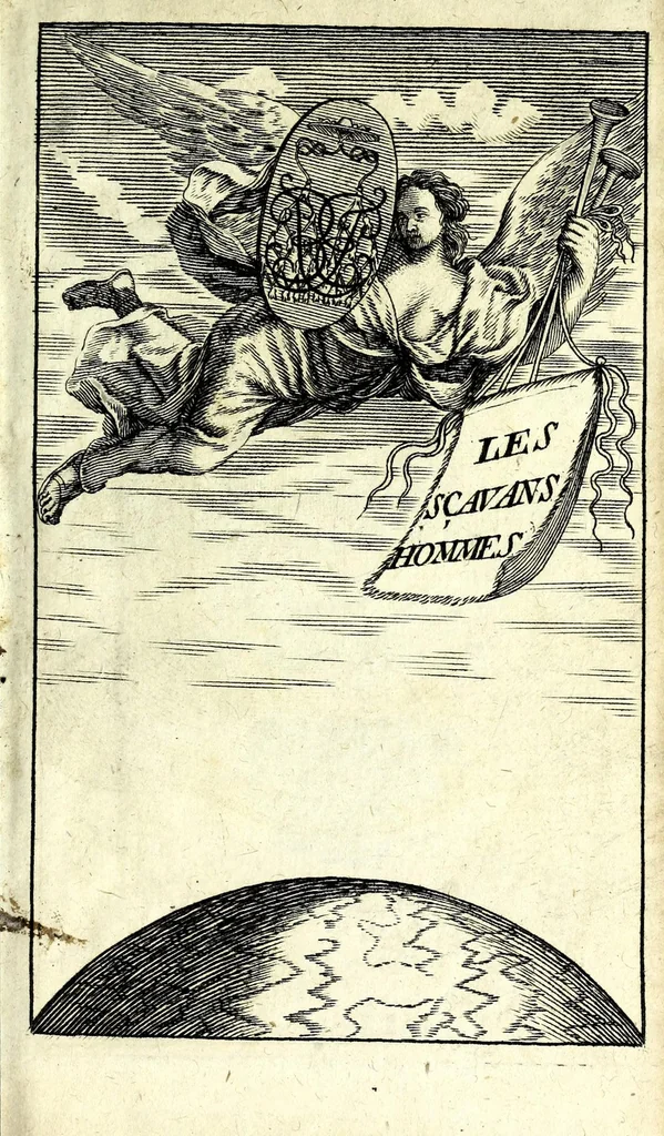 An illustration from Histoire des plus illustres et scavans hommes de leurs siecles : tant de l'Europe que de l'Asie, Afrique & Amerique : avec leurs portraits en tailles-douces, tirez sur les veritables originaux, 1670, leaf 7
