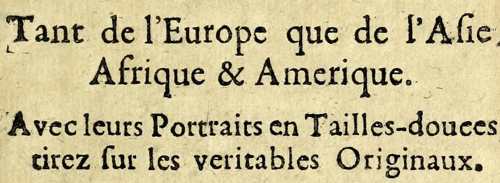 An illustration from Histoire des plus illustres et scavans hommes de leurs siecles : tant de l'Europe que de l'Asie, Afrique & Amerique : avec leurs portraits en tailles-douces, tirez sur les veritables originaux, 1670, leaf 9