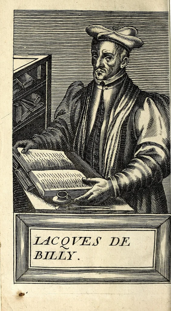 An illustration from Histoire des plus illustres et scavans hommes de leurs siecles : tant de l'Europe que de l'Asie, Afrique & Amerique : avec leurs portraits en tailles-douces, tirez sur les veritables originaux, 1670, leaf 356