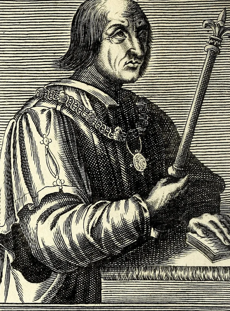 An illustration from Histoire des plus illustres et scavans hommes de leurs siecles : tant de l'Europe que de l'Asie, Afrique & Amerique : avec leurs portraits en tailles-douces, tirez sur les veritables originaux, 1670, leaf 122