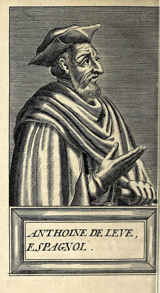 An illustration from Histoire des plus illustres et scavans hommes de leurs siecles : tant de l'Europe que de l'Asie, Afrique & Amerique : avec leurs portraits en tailles-douces, tirez sur les veritables originaux, 1670, leaf 258