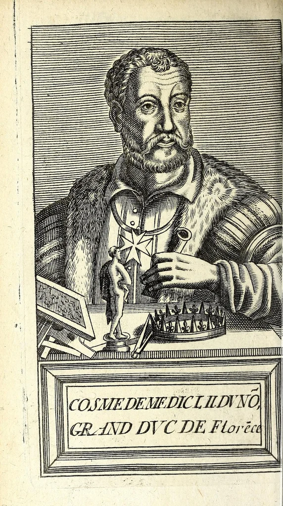 An illustration from Histoire des plus illustres et scavans hommes de leurs siecles : tant de l'Europe que de l'Asie, Afrique & Amerique : avec leurs portraits en tailles-douces, tirez sur les veritables originaux, 1670, leaf 268