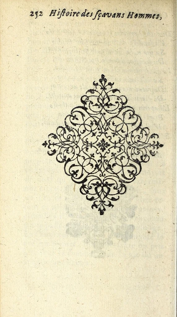 An illustration from Histoire des plus illustres et scavans hommes de leurs siecles : tant de l'Europe que de l'Asie, Afrique & Amerique : avec leurs portraits en tailles-douces, tirez sur les veritables originaux, 1670, leaf 290